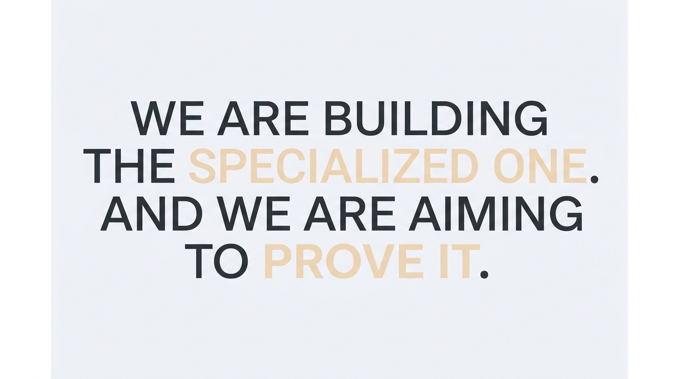 Specialized AI for fair audits: We're building and proving it.
