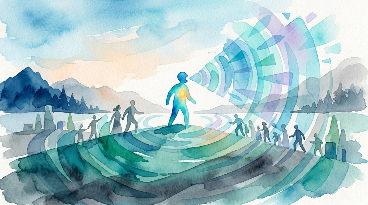 One visionary's idea, a field of founders listening.