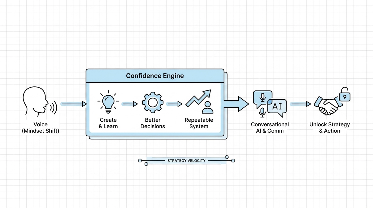 Voice: The confidence engine, not just a tool.