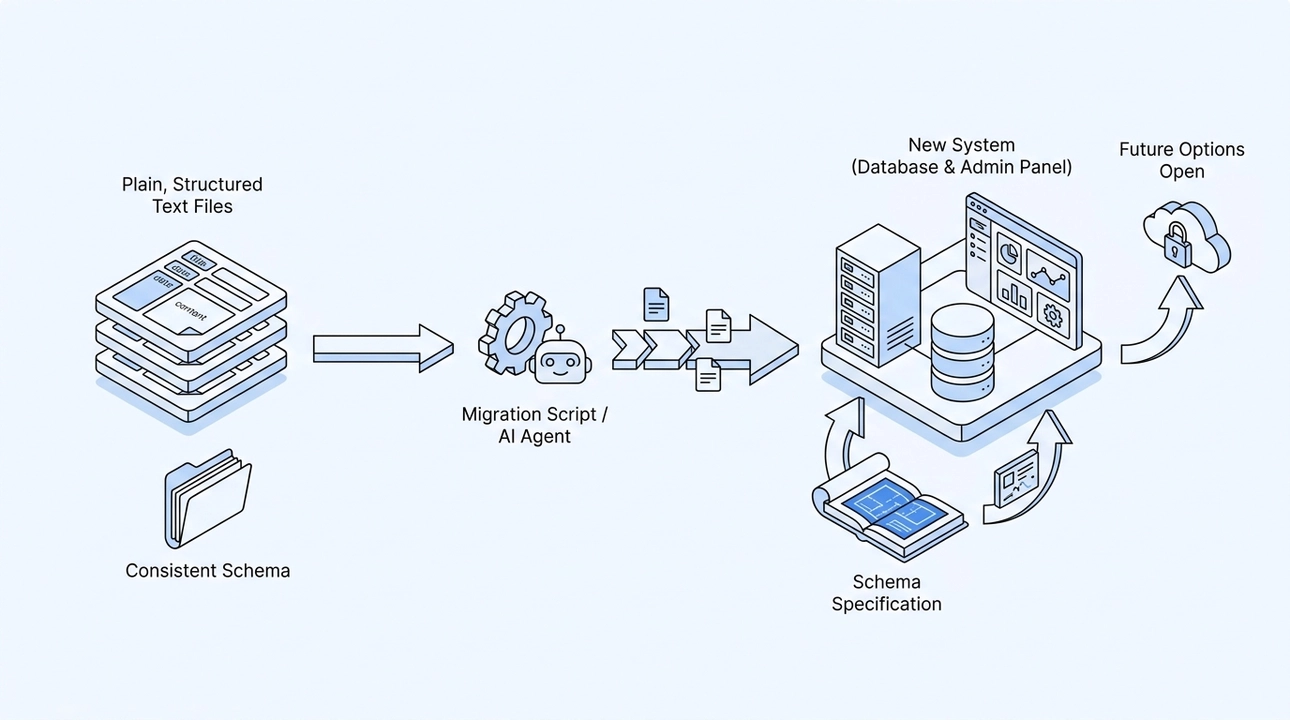 Future-proof structure: Easy migration, lasting value.