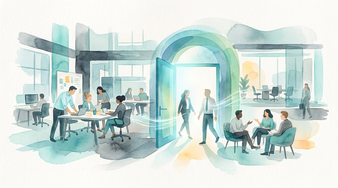 Open door: frictionless access, not just an open policy.