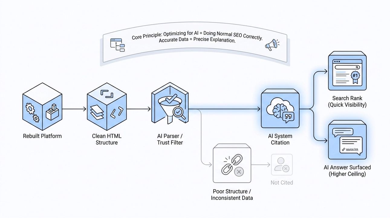 Technical SEO: The foundation for AI search visibility.